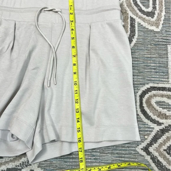 NWT Stylus Silver Gray High-Rise Sand Wash Side Pockets Women’s Size Large - Picture 7 of 8